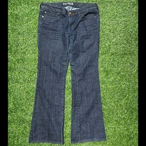 Y2K Express Stella Bootcut Jeans size 8S Preowned flare dark wash